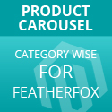Products carousel by Category
